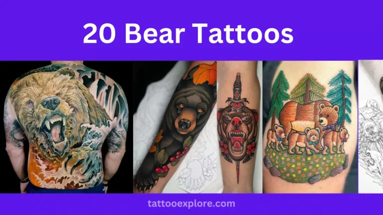 20 Bear Tattoos That Will Inspire You